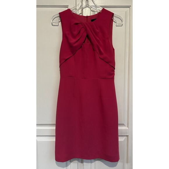 Trina Turk Near Mini Keyhole Dress Barbie Pink Size 2 NWT Retail $168 - Picture 1 of 10